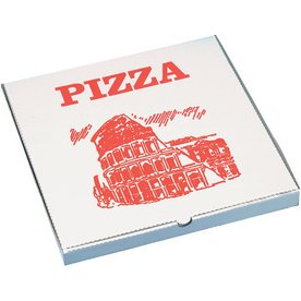 Carton de pizza, carré
