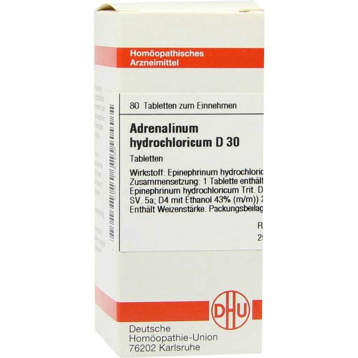 DHU Adrenalin hydrochloricum D 30 Tabletten, 80 St