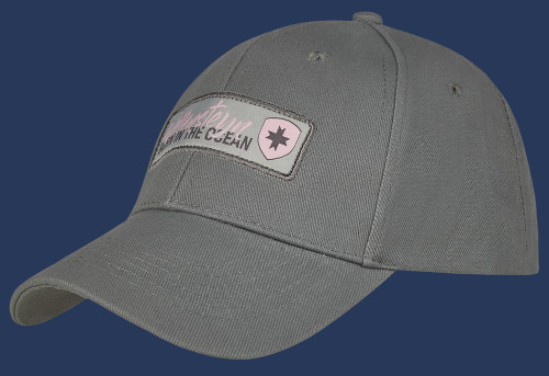 Baseball-Cap 05 Baumwolle, Grey/Grey/Pink