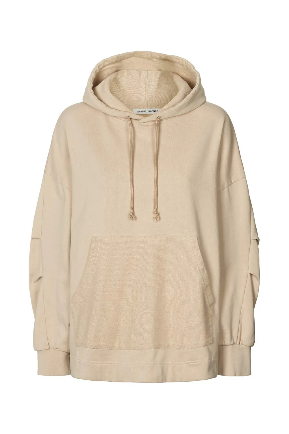 Rabens Saloner  Sevilla Loop back hoodie - Oyster