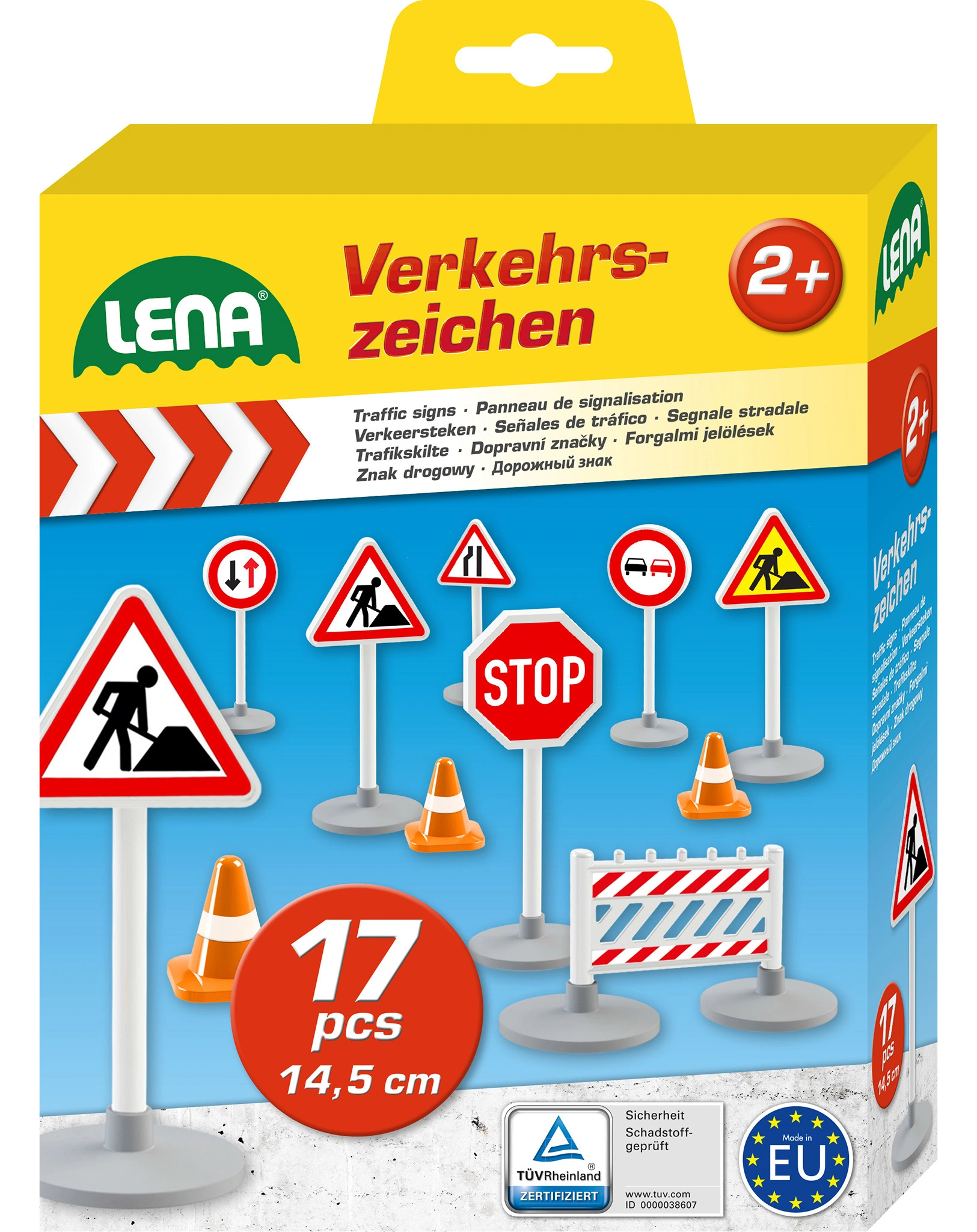 Verkehrszeichen-Set 17-teilig