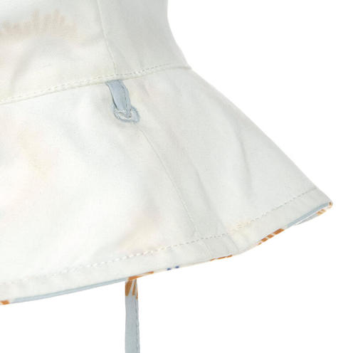 Chapeau réversible anti-UV 3-6 mois lion - Bleu poudré - LASSIG