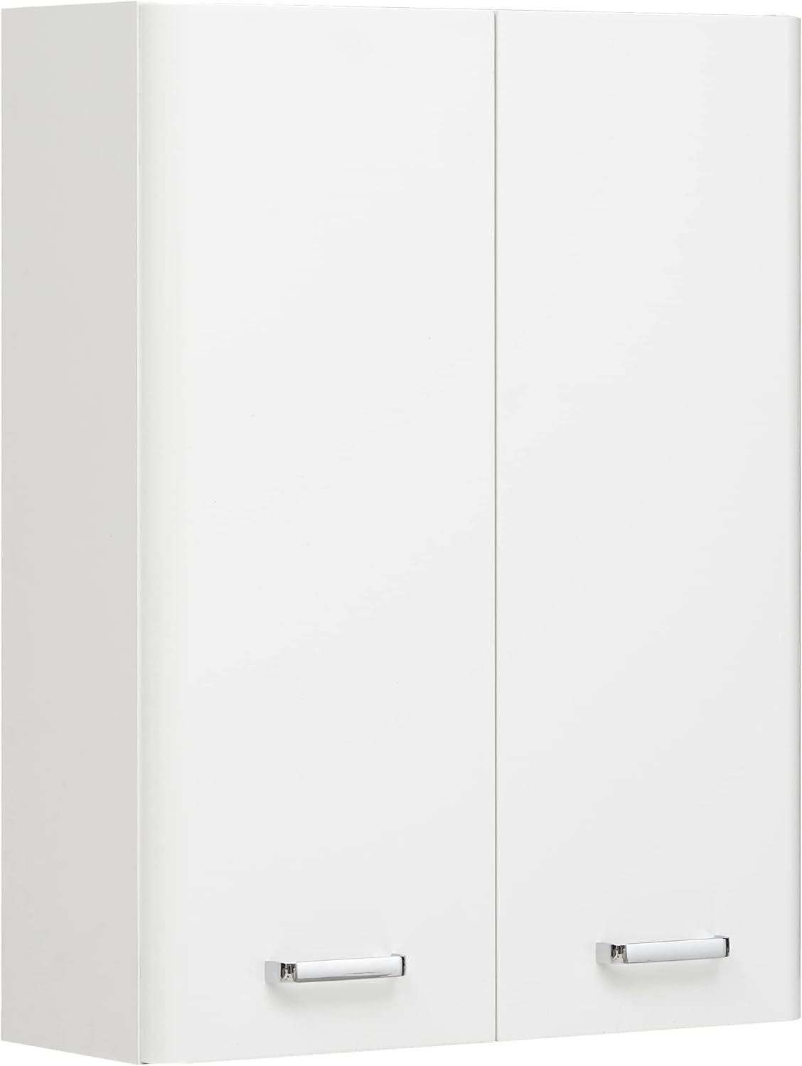 Pelipal Badezimmer Hängeschrank Quickset 359 in Weiß Hochglanz, 53 cm breit | Bad Wandschrank mit 2 Türen und 2 Einlegeböden