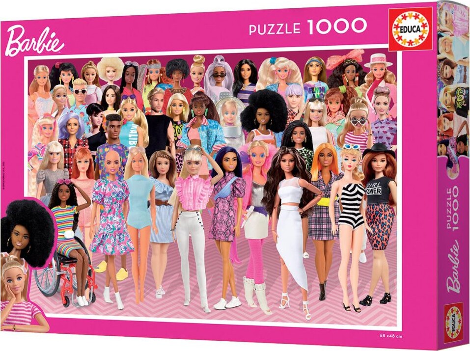 Barbie Puslespil - 1000 Brikker - Educa