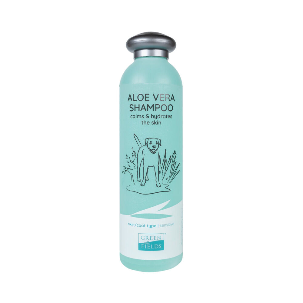 Greenfields Aloe Vera  - Hondenshampoo - 270 Milliliter - Transparant