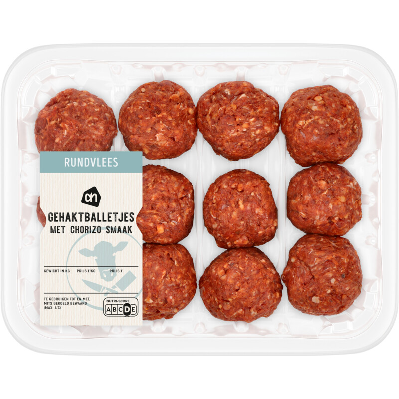AH Gehaktballetjes chorizo smaak