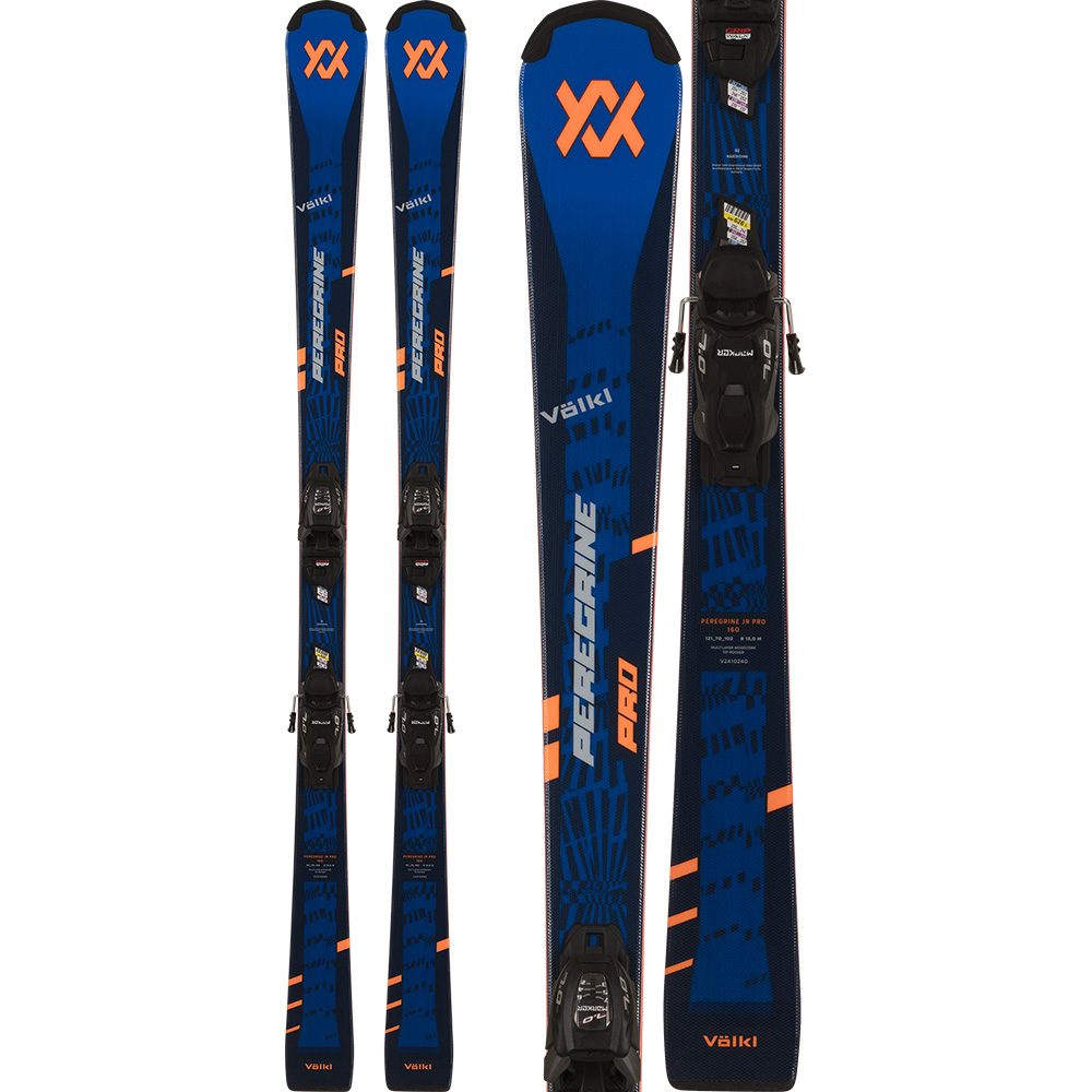 Völkl Peregrine JR Pro 24/25 Kinderski inkl. 4.5 vMotion JR Bindung (120-130 cm)