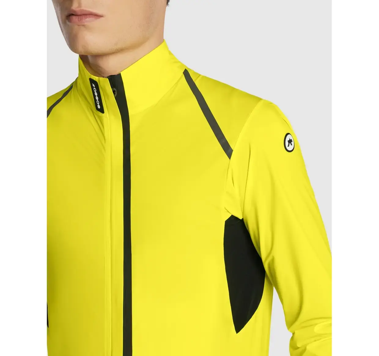Assos MILLE GTS Wasserschnauze S11 Regenjack Geel/Zwart Heren