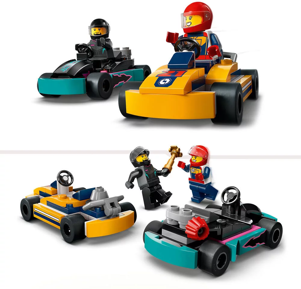 LEGO®CITY 60400 - LES KARTS ET LES PILOTES DE COURSE