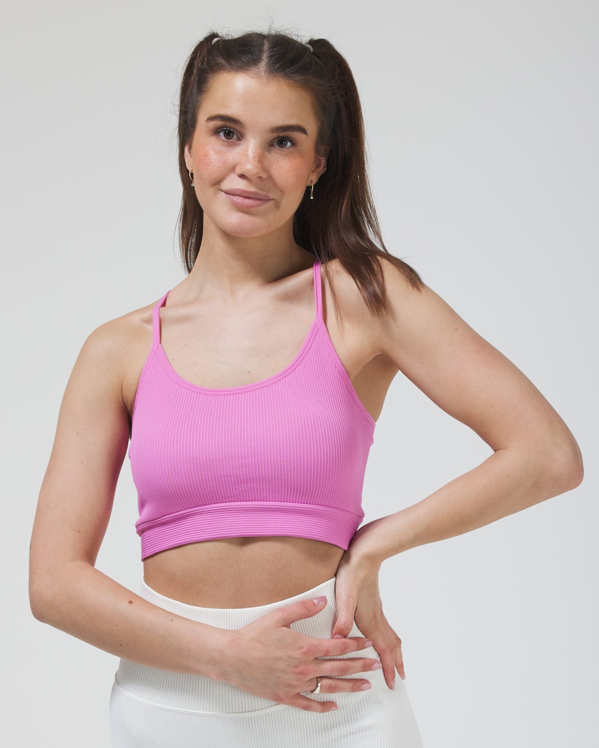 Bumpro Perfect Rib Bra Pink