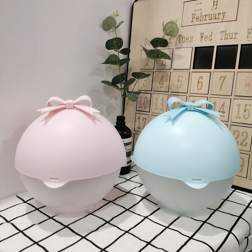 jademonra - Bow Plastic Makeup Desk Organizer
