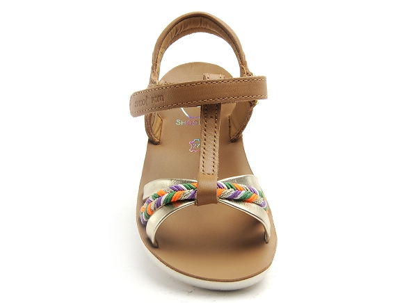 Shoo pom nu pieds enfant goa salome marron