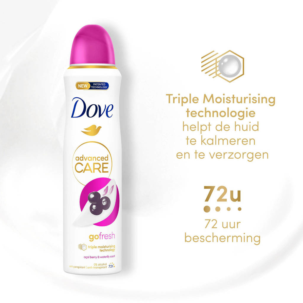 Ruikt lekkerAçai Berry & Waterlily anti-transpirant deodorant spray - 6 x 150 ml