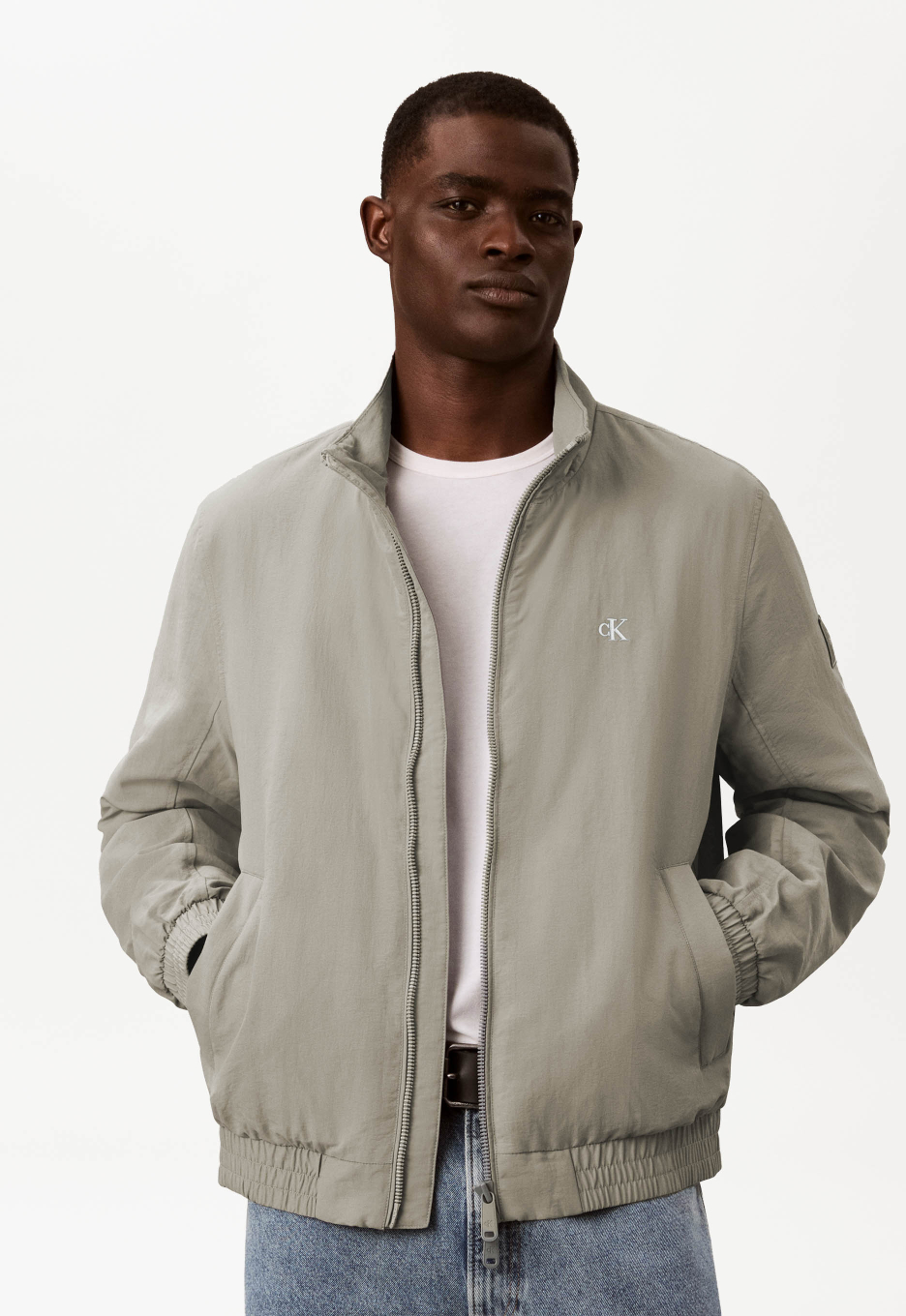 Calvin Klein Padded Nylon Harrington Jack