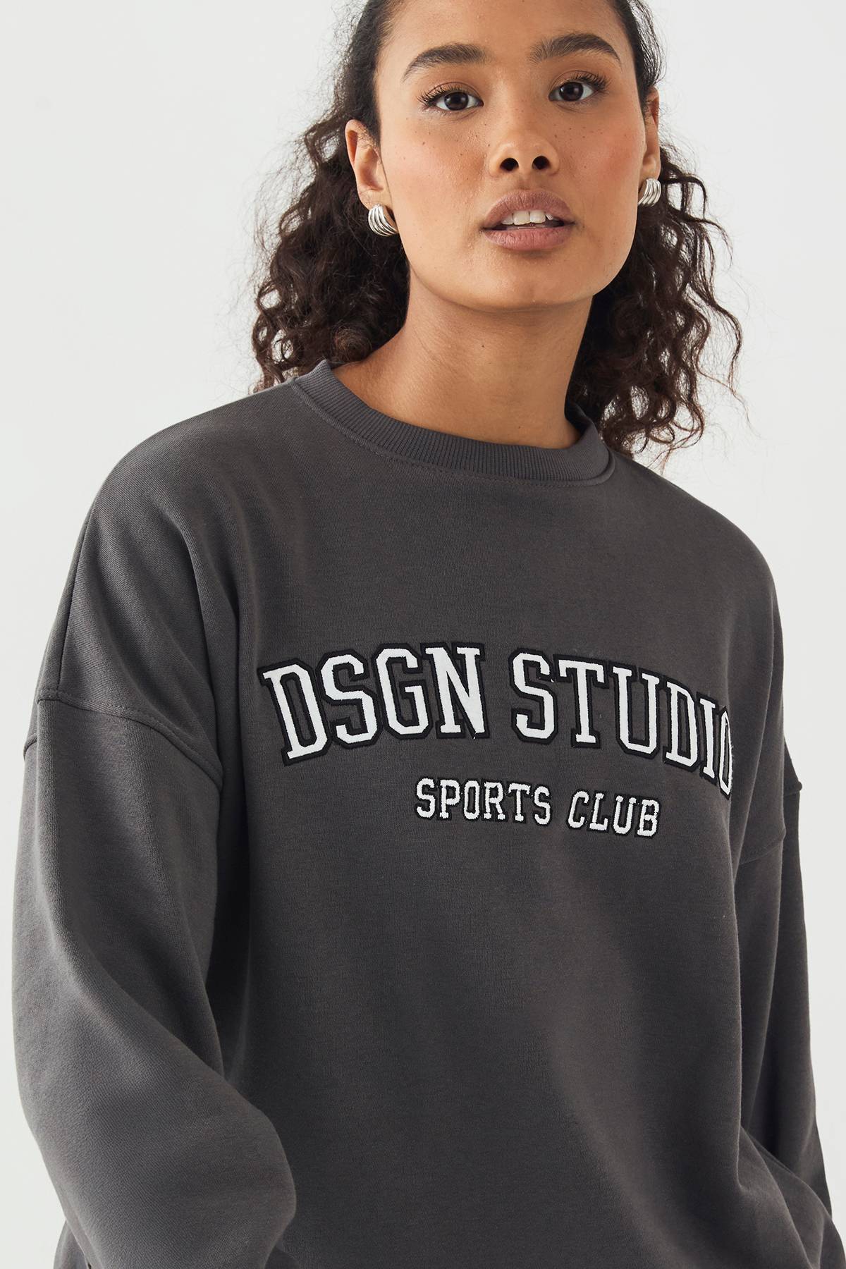 Sweatshirt Oversize à Appliqué DSGN Studio
