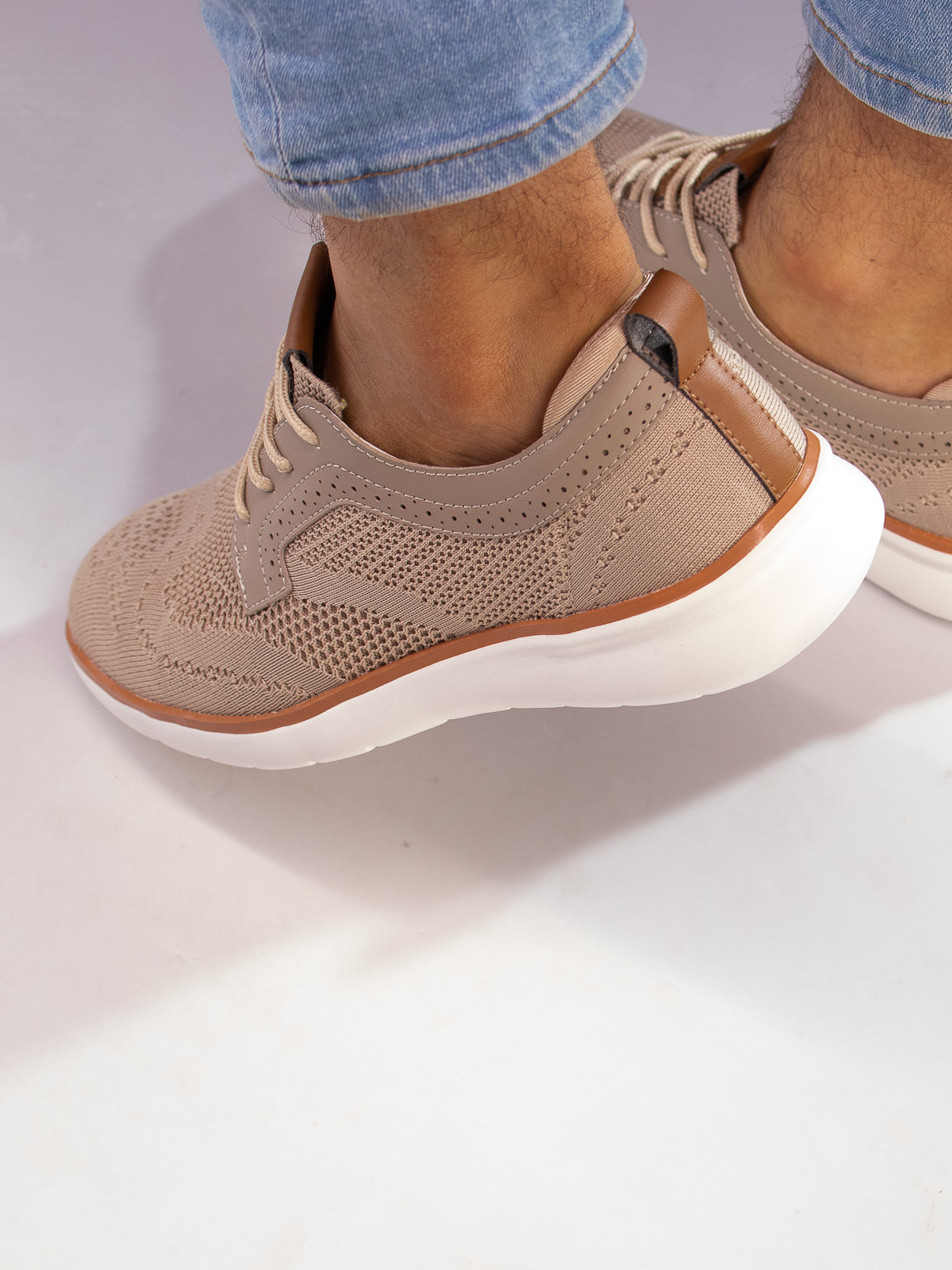 Gregers - Formatop Taupe - Trapes Sko