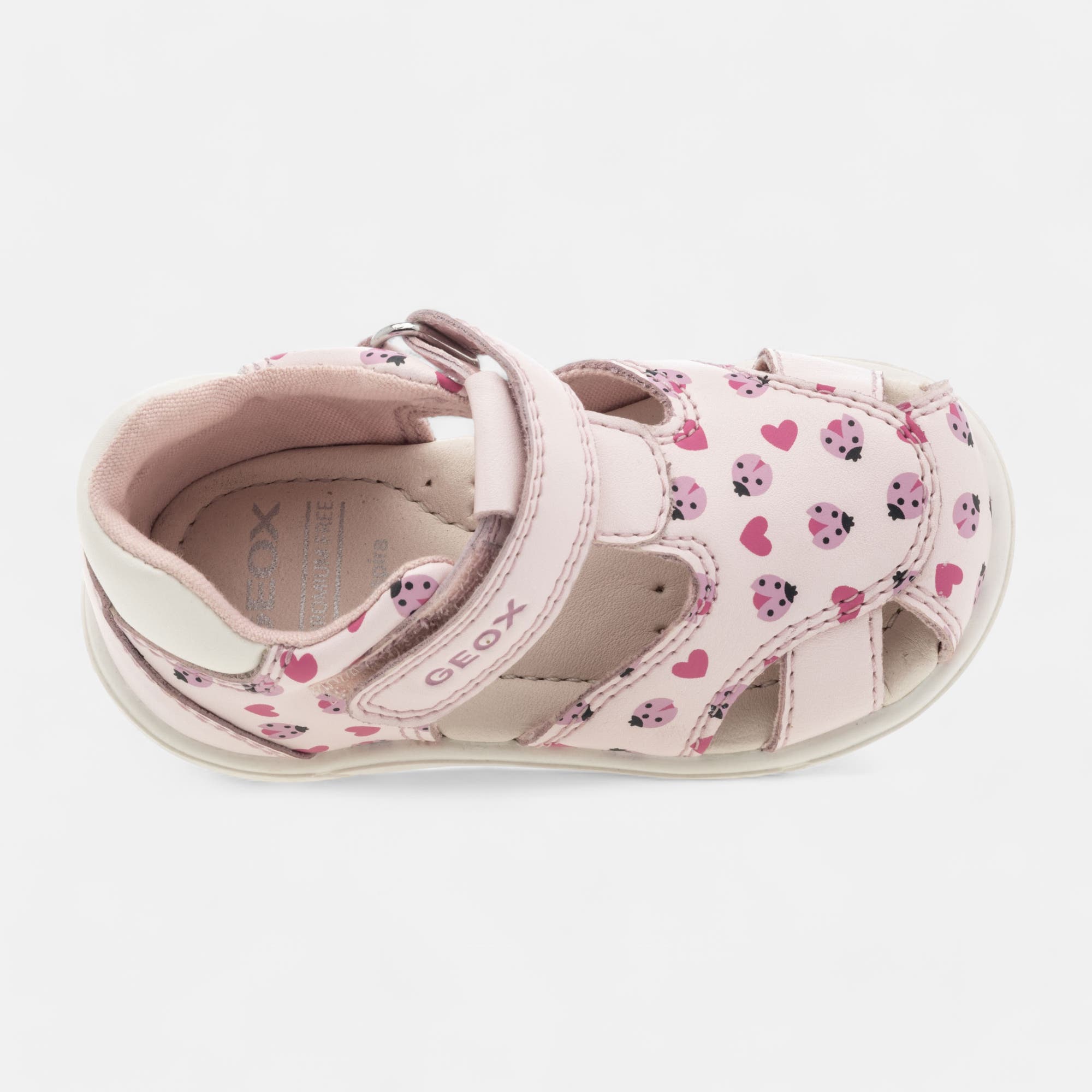 Nu-pieds Bébé fille rose