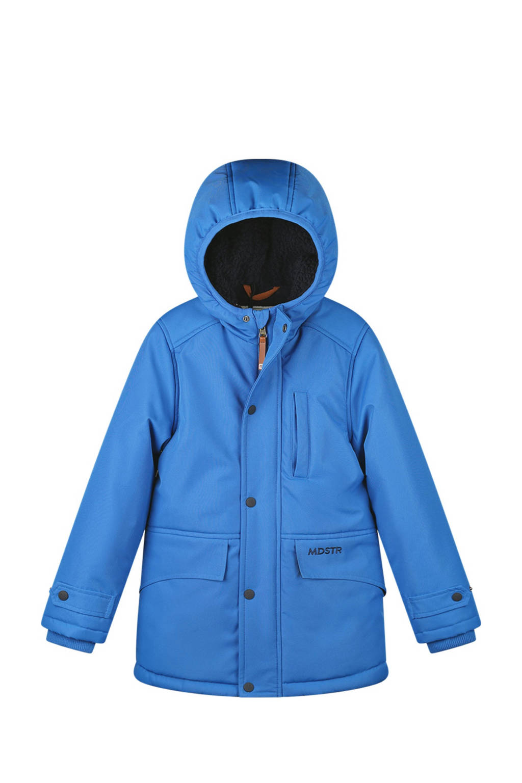 Moodstreet gewatteerde winterjas Jason blauw