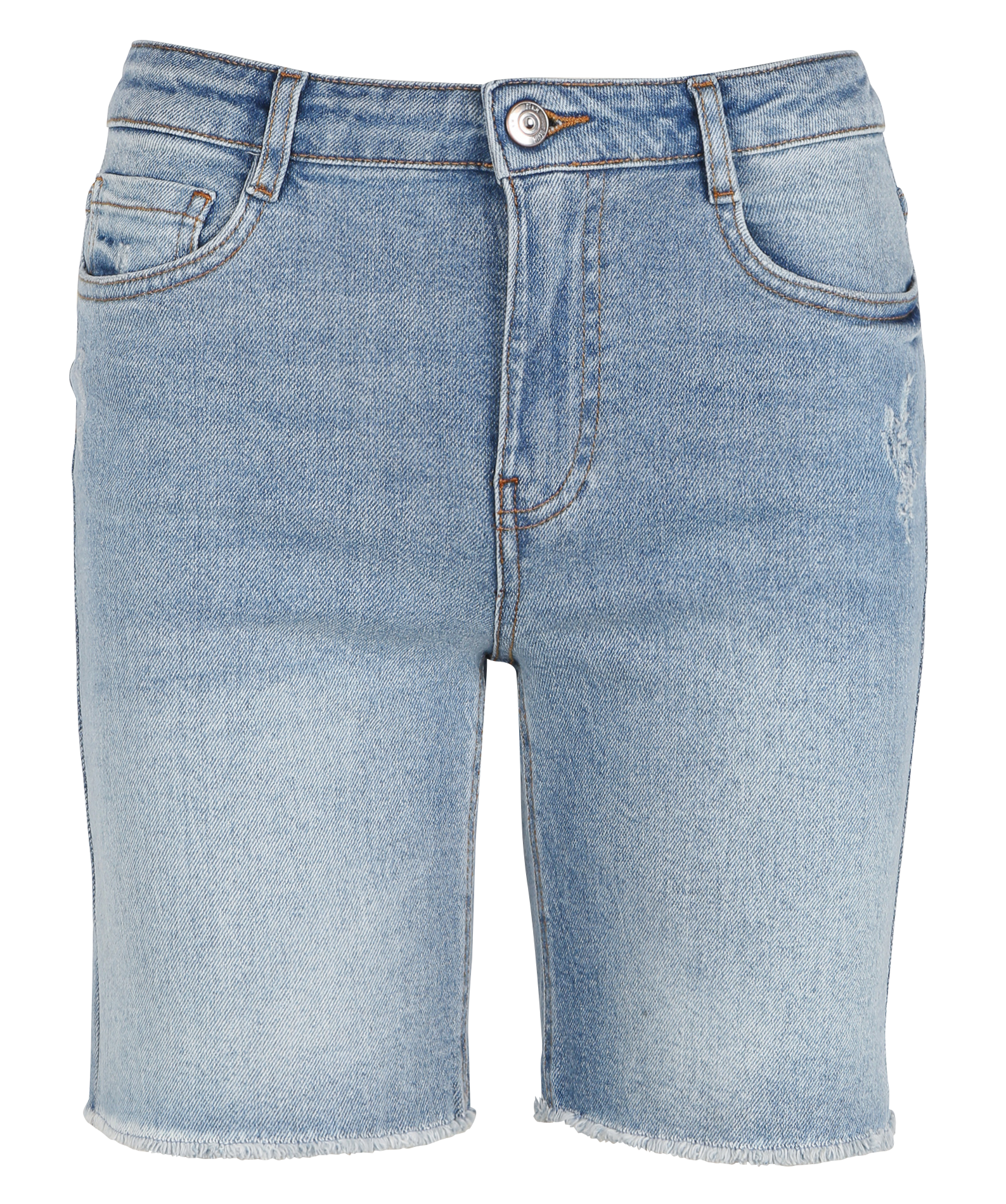 MAX - Short droit en coton | Bleu