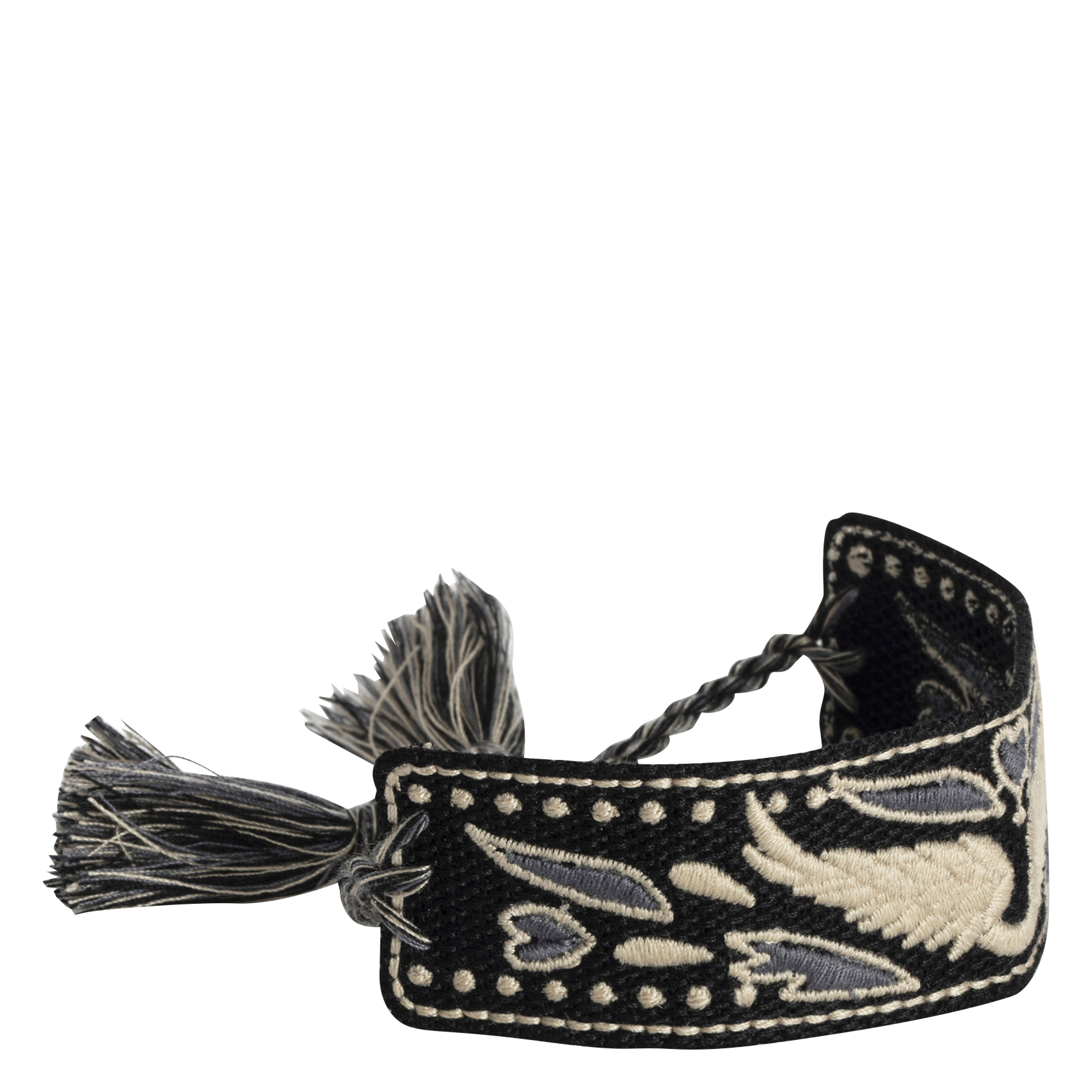 Bracelet tissé | Noir