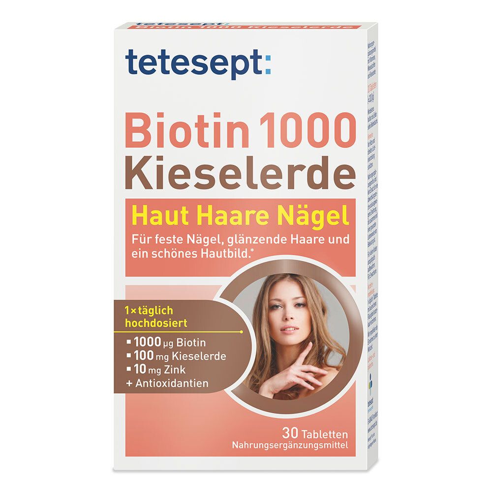 tetesept® Biotin 1000 Kieselerde