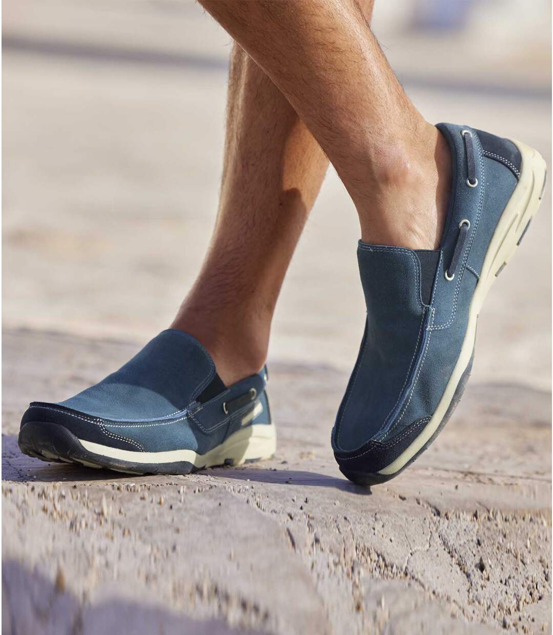 Mocassins Elastiqués Style Bateau