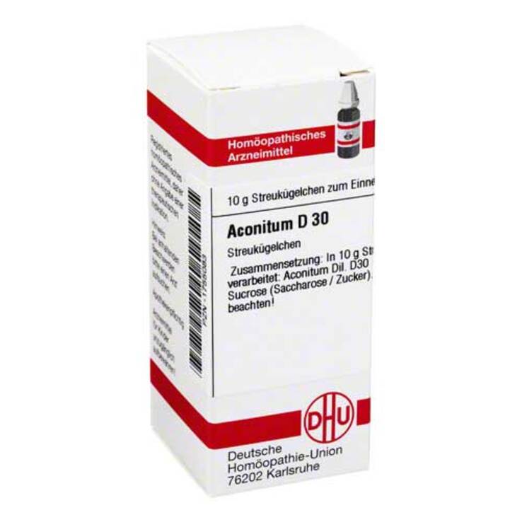 DHU Aconitum D30 Globuli, 10 g