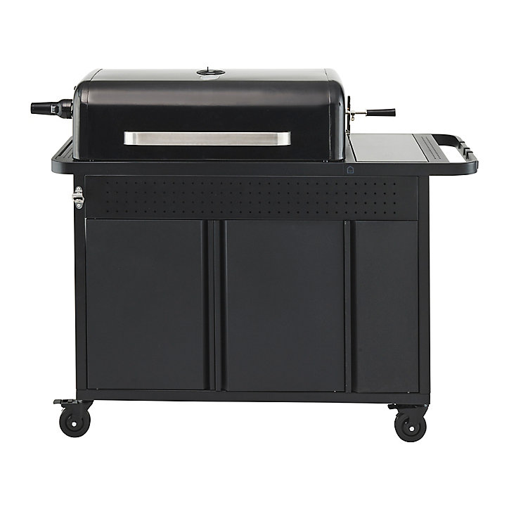 Barbecue charbon de bois Rockwell 410 + rôtissoire