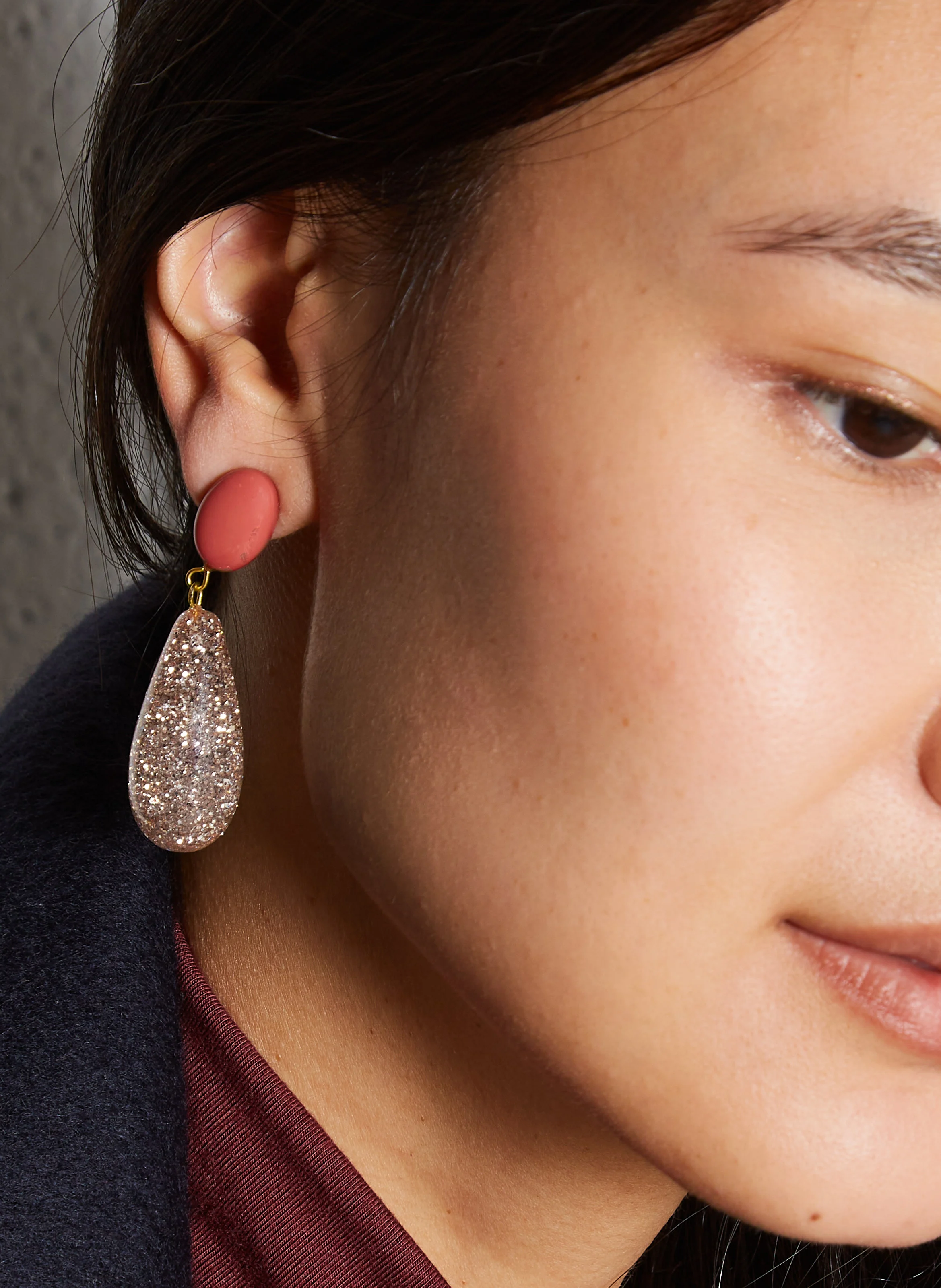 GALLIA - Boucles d'oreilles pendantes | Violet