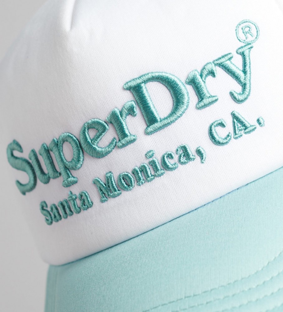 Boné Trucker Superdry Vintage Logo Azul