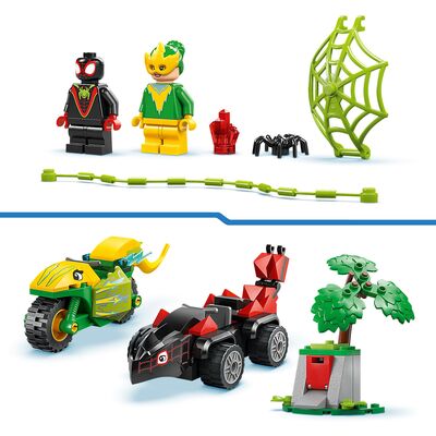 LEGO Spidey 11198 Dinosaurkjøretøyjakt med Spin og Electro