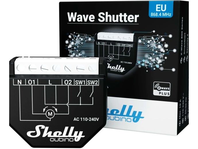 Shelly Smart Home Qubino Wave Shutter Jalousieaktor und Schaltaktor Z-Wave