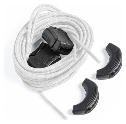 Paire de Lacets Crankbrothers Speed Lace Blanc