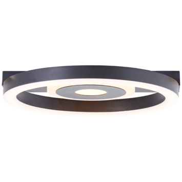 Brilliant plafondlamp Maureen 12W 1100lumen zwart