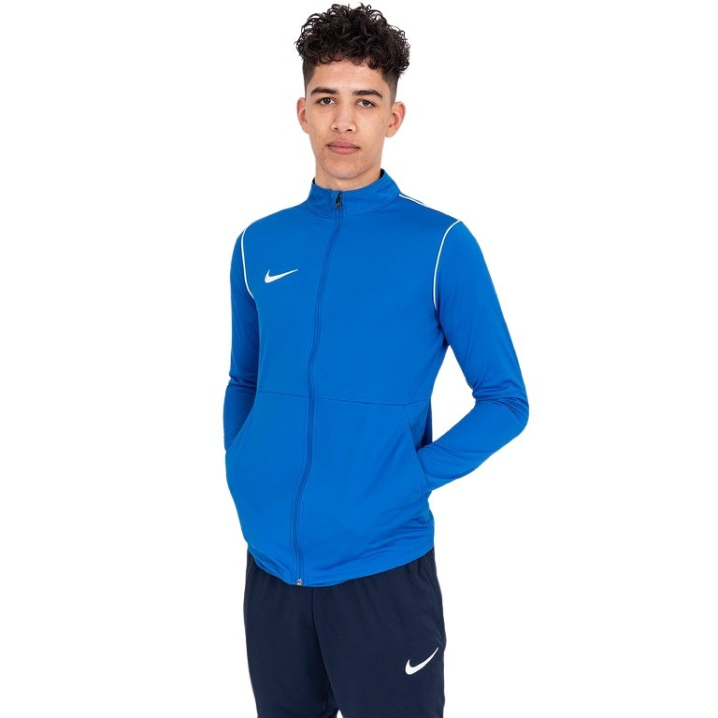 Nike Dri-FIT Park 20 Trainingsjack Full-Zip Blauw