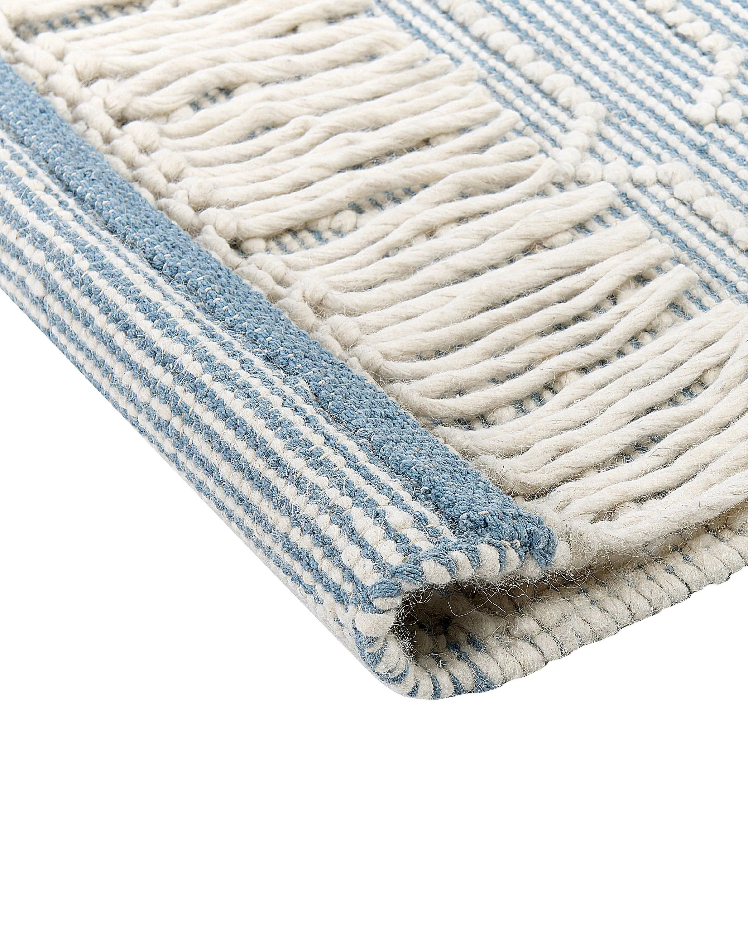 Vloerkleed ORHANELI Blauw 160 x 230 cm Wol
