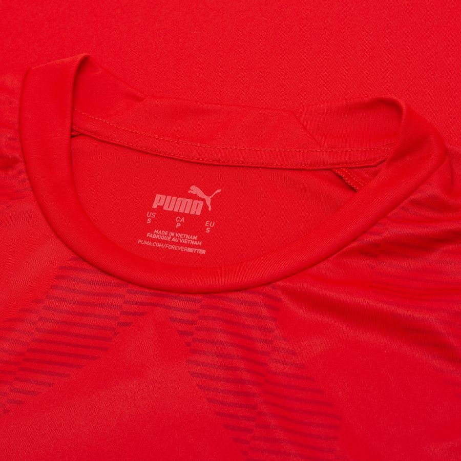PUMA Maillot teamGLORY - Rouge Femme