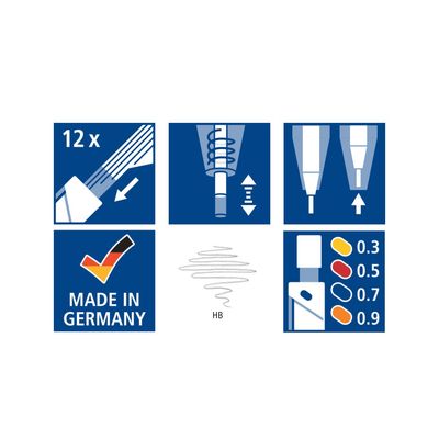 STAEDTLER Mars micro - Porte mines - B - 0,9 mm