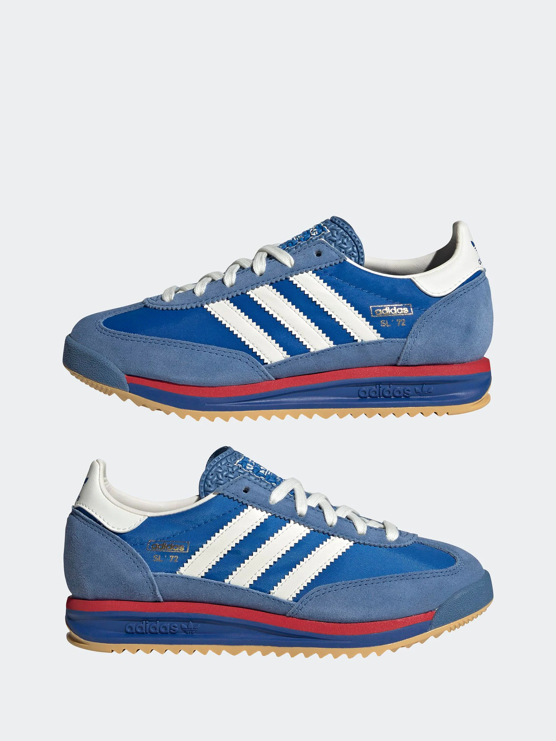 Blauw/wit - adidas Originals SL 72 RS Junior Trainers