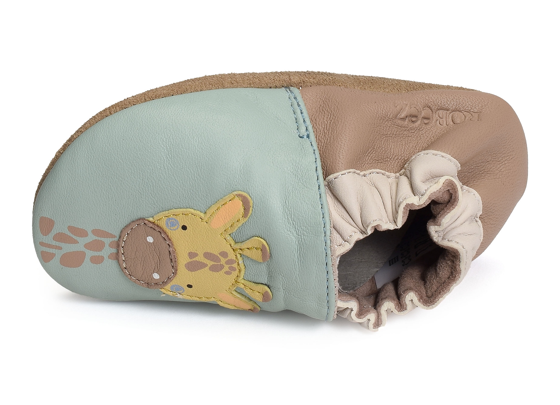 Coffret naissance girafe hug vert eau