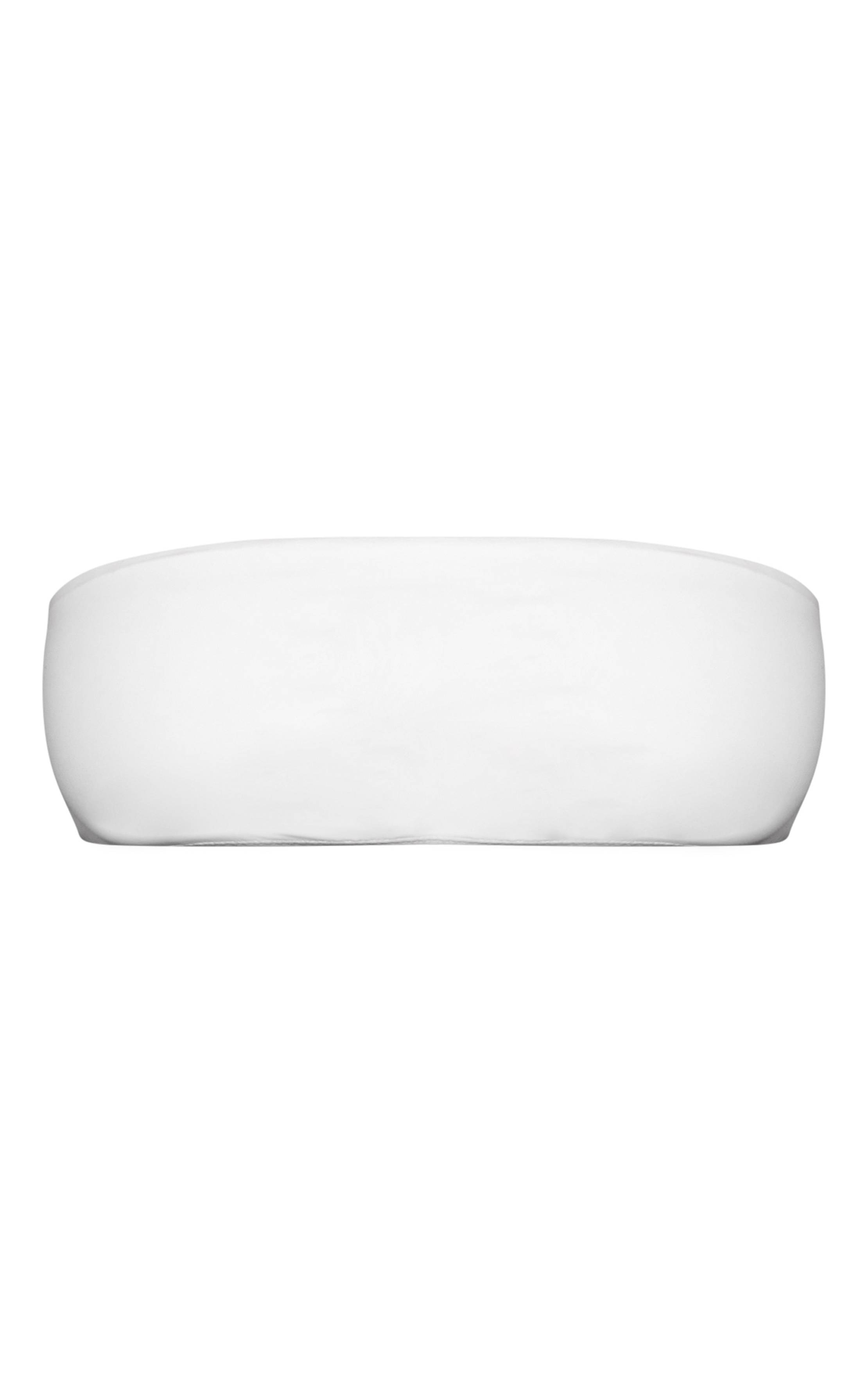 Blanc Haut De Bikini Bandeau Basique