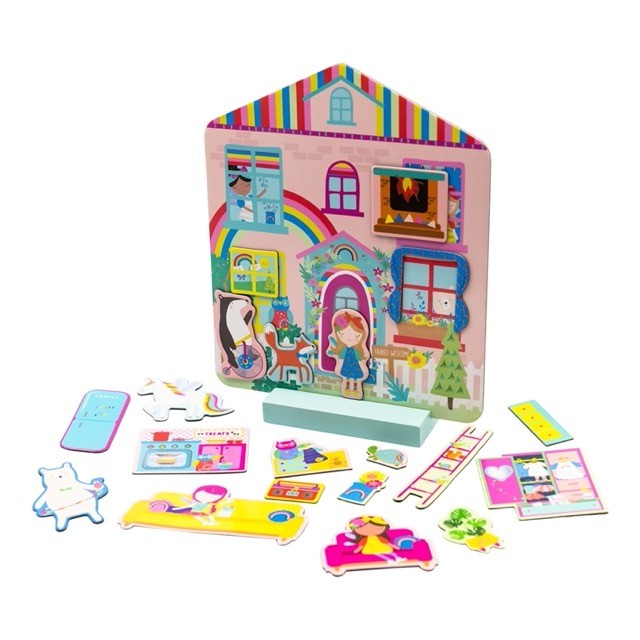 Floss & Rock - Magnetisk udklædningRainbow Fairy House