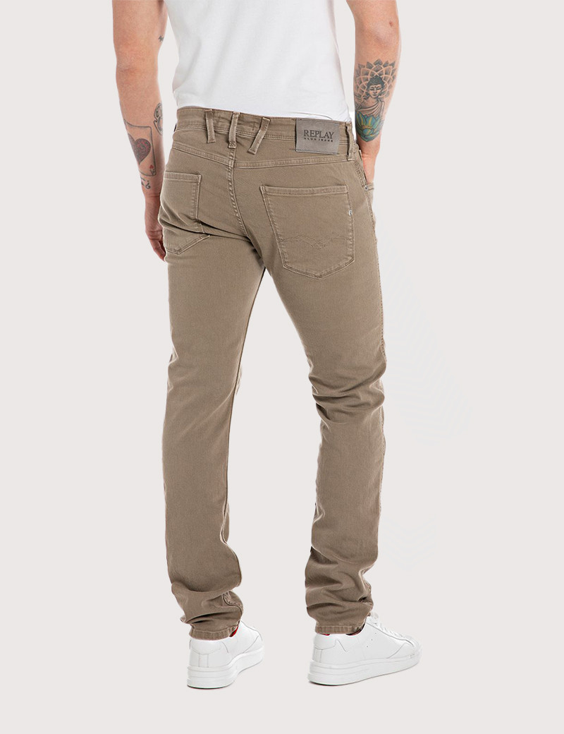 REPLAY JEAN HOMME SLIM ANBASS BEIGE 725