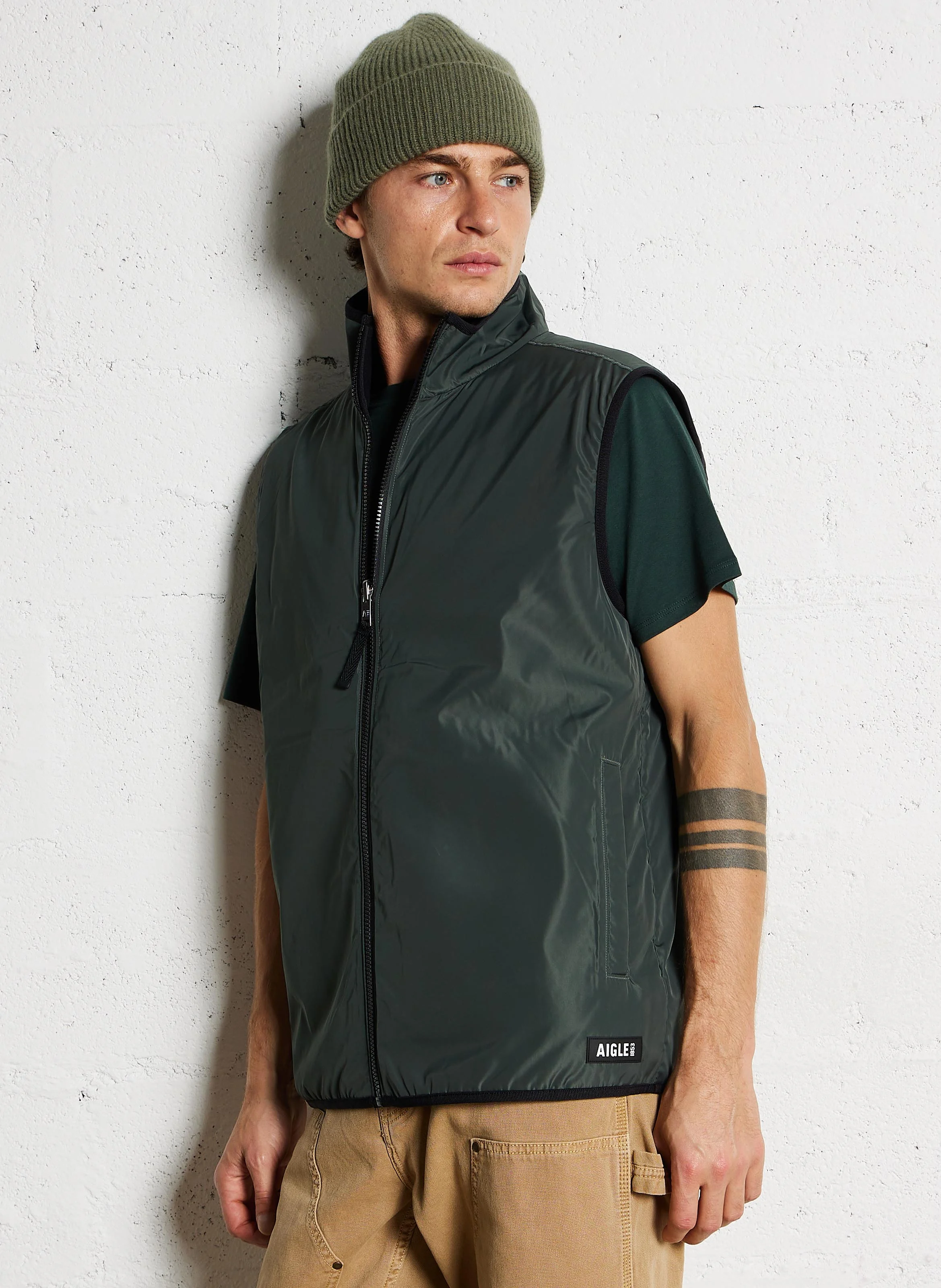 Veste col montant | Noir
