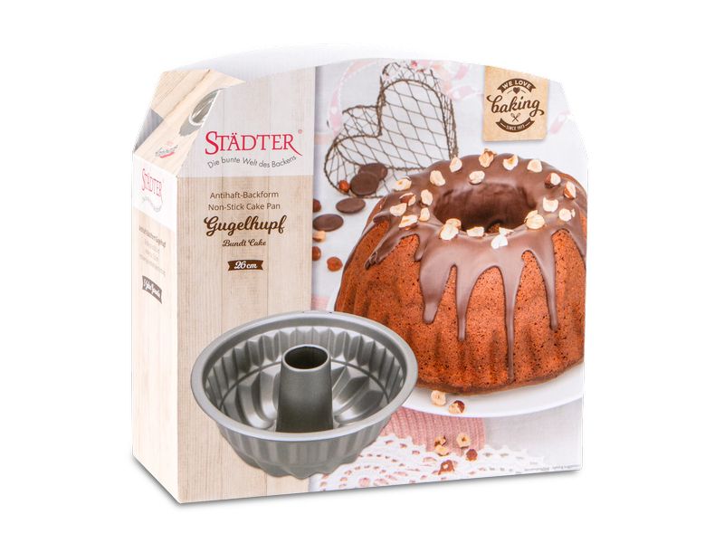 Städter Gugelhupf-Backform 26 cm Backform für den traditionellen Gugelhupf