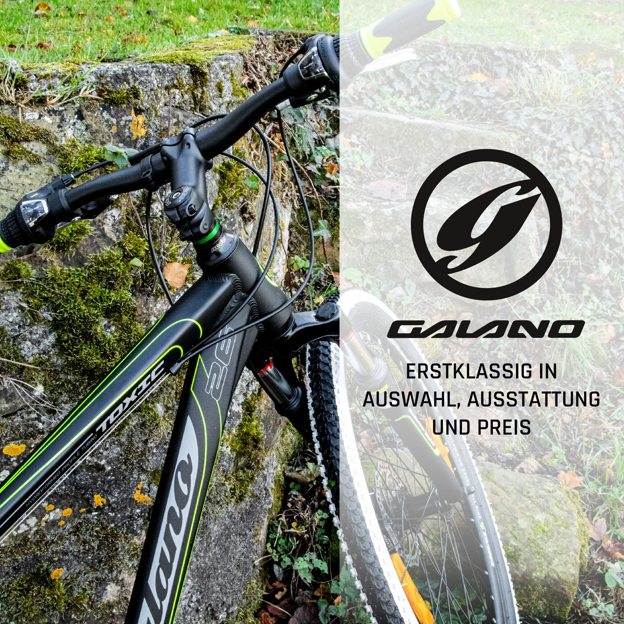 Galano Toxic 26 Zoll Mountainbike 145 - 185 cm MTB Hardtail Fahrrad 21 Gänge Scheibenbremsen Damen Herren Jugendliche unisex