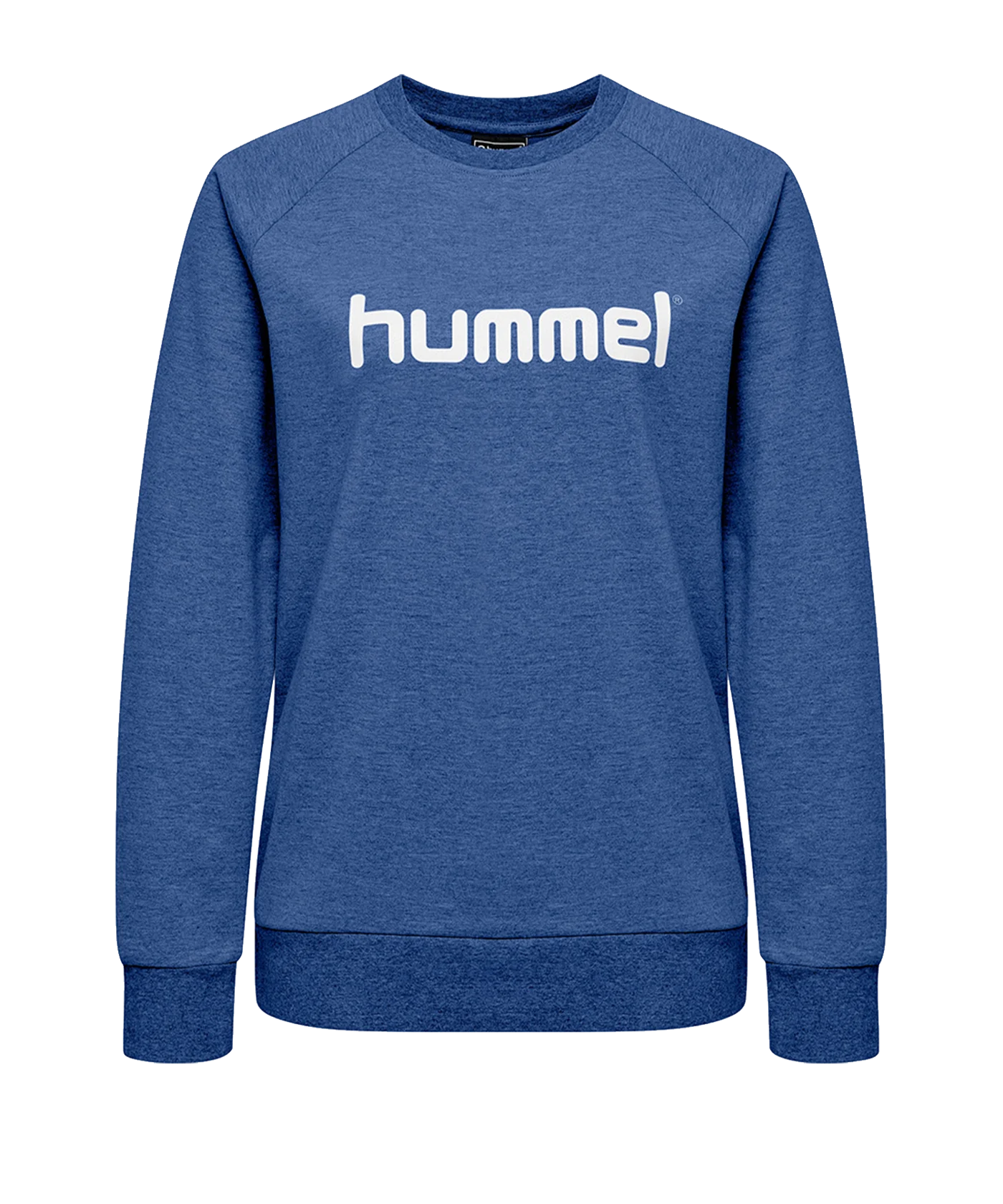 Hummel Cotton Logo Sweatshirt Damen Blau F7045