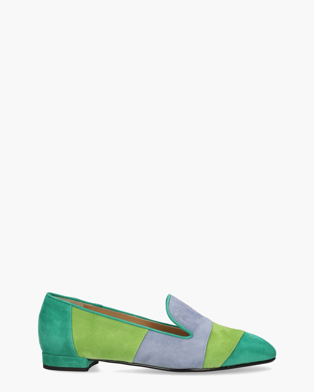 Nalini 24E022 Groen/Blauw Damesloafers
