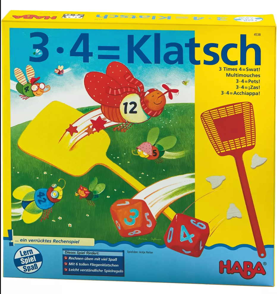 Haba Haba leerspel tafels 3 x 4 = pets