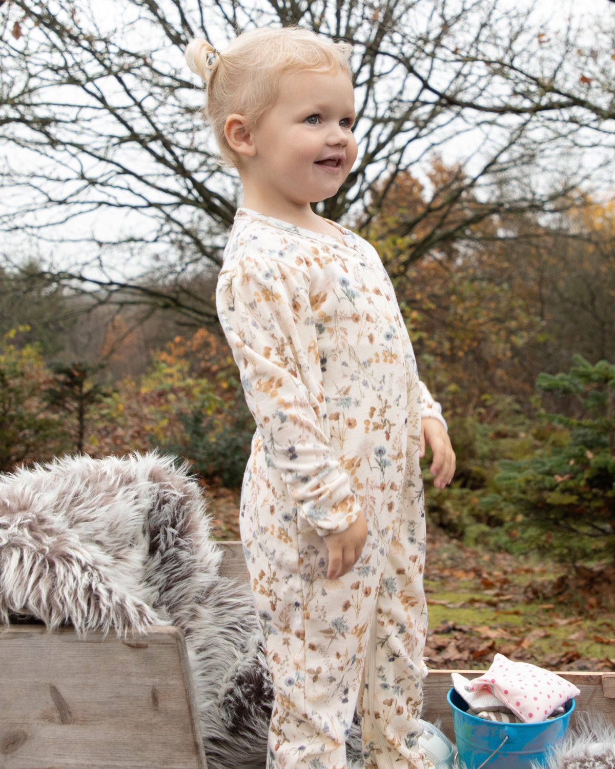Ullpysj Heldress M/ glidelås og trylleføtter – 100% Merino | Basic